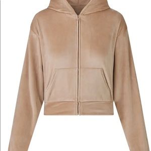 SKIMS S velour hoodie (only the hoodie!) Color-Honey
